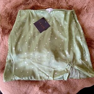 Le Lis Star Print Mini Skirt